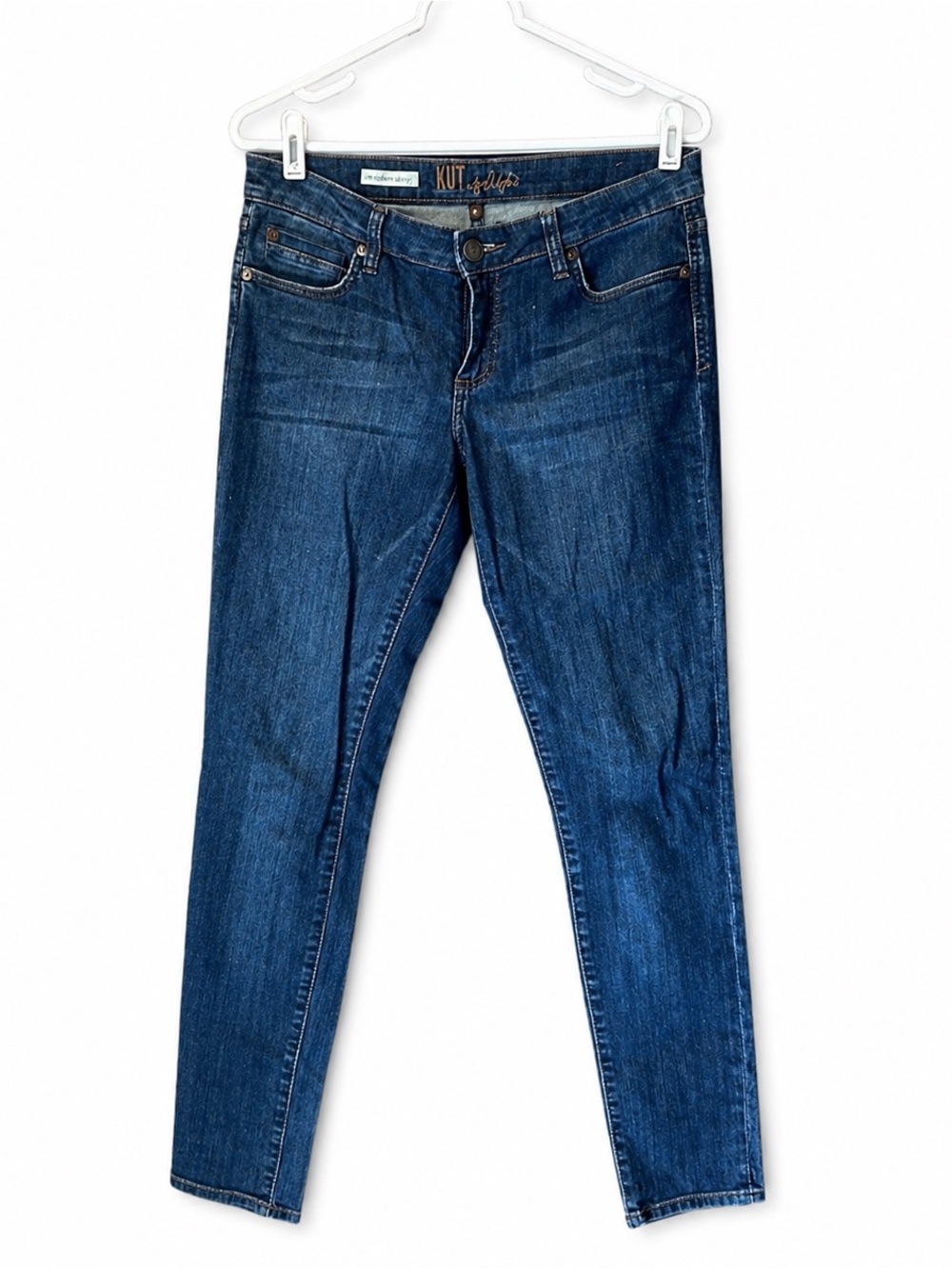 Kut From The Kloth Womens Viv Toothpick Skinny Jeans Size 6 Dark Wash Denim